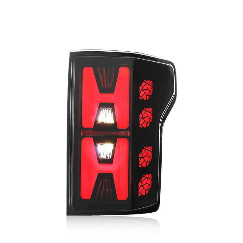 2015–2020 Ford F-150 LED Tail Lights with Starting Animation, Smoked Lens, DOT Approved (Pair)