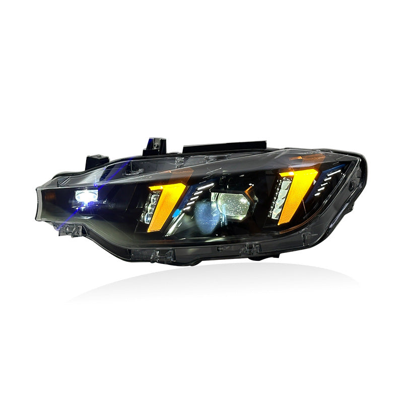Suitable for 2013–2018 BMW 3 Series F30 LED Headlight Assembly Upgrade with Projector Lens and DRL