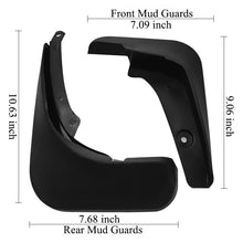 Load image into Gallery viewer, Mud Flaps for Chevrolet Cruze Hatchback 2009–2018 No-Drill Custom Fit All-Weather Front &amp; Rear Splash Guards (4PCS)