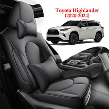 Load image into Gallery viewer, Custom for Toyota Highlander(2020-2026) Leather Car Seat Cover Full Set(Not suitable for five-seater version)