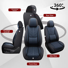 Load image into Gallery viewer, AmanCarport Car Seat Covers Faux Leather 5-Piece Set - Universal Fit for SUV, Truck, Sedan &amp; Most Vehicles