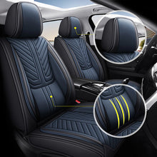 Load image into Gallery viewer, AmanCarport Car Seat Covers Faux Leather 5-Piece Set - Universal Fit for SUV, Truck, Sedan &amp; Most Vehicles