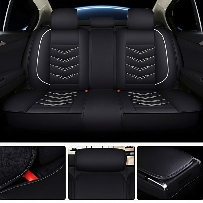 Universal Full Set Car Seat Covers – Premium Faux Leather, Waterproof & Scratch-Resistant for All Vehicles