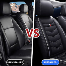 Load image into Gallery viewer, Universal Full Set Car Seat Covers – Premium Faux Leather, Waterproof &amp; Scratch-Resistant for All Vehicles