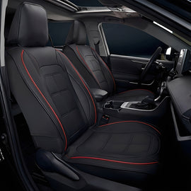 Waterproof Faux Leather Car Seat Covers – 5-Piece Universal Fit for Cars, SUVs & Trucks