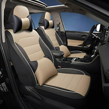 Load image into Gallery viewer, Amancarport® Universal Faux Leather Car Seat Covers – 5-Piece Waterproof Seat Protector for Most Vehicles