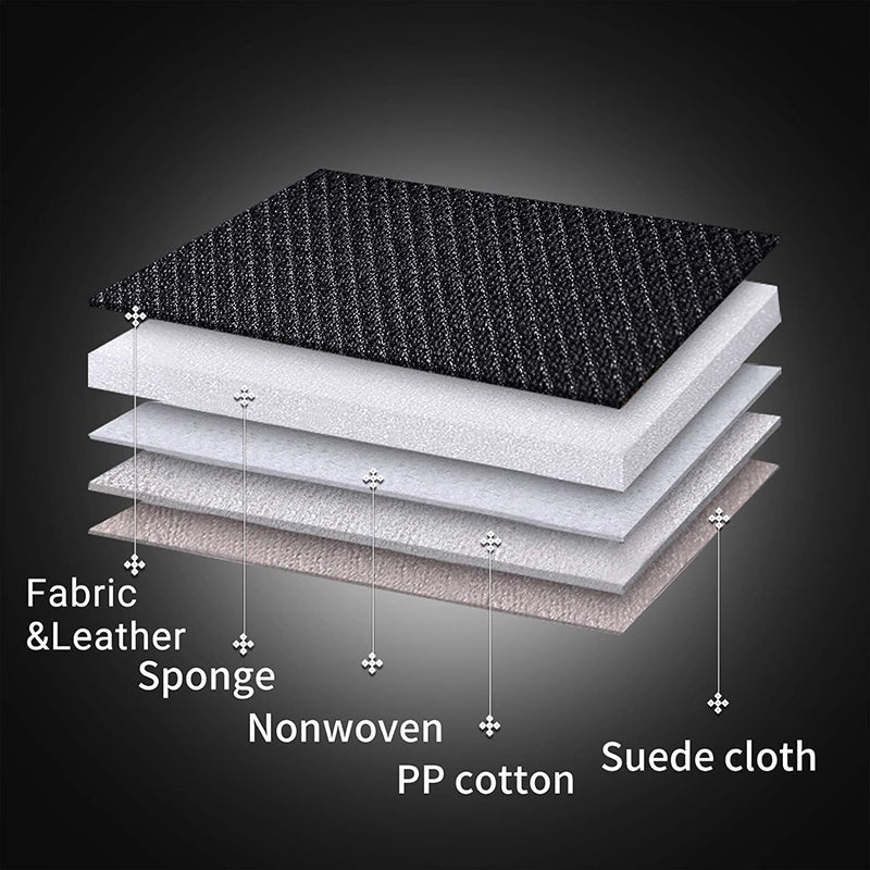 Amancarport Universal Waterproof Nappa Leather Car Seat Covers Fit Most Sedans SUVs and Trucks