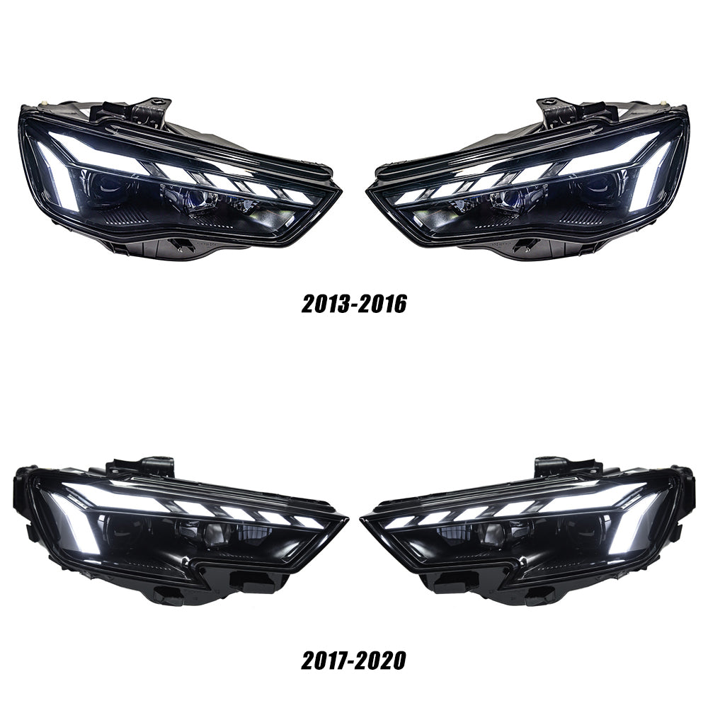 LED Headlights for Audi A3 2013-2020 – DRL, Projector Lens, Full Upgrade Kit
