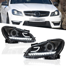 Load image into Gallery viewer, For Mercedes-Benz C-Class W204 2011-2014 C250 / C300 / C350 / C63 AMG LED Headlights Assembly Upgrade