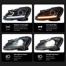 Load image into Gallery viewer, For Mercedes-Benz C-Class W204 2011-2014 C250 / C300 / C350 / C63 AMG LED Headlights Assembly Upgrade