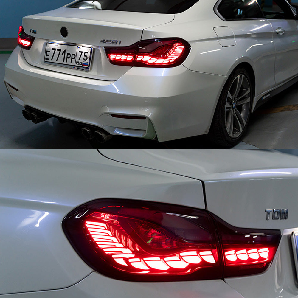 BMW 4 Series F32 F36 F82 OLED Tail Lights (2013–2020) – Dragon Scale Design