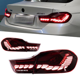 BMW 4 Series F32 F36 F82 OLED Tail Lights (2013–2020) – Dragon Scale Design