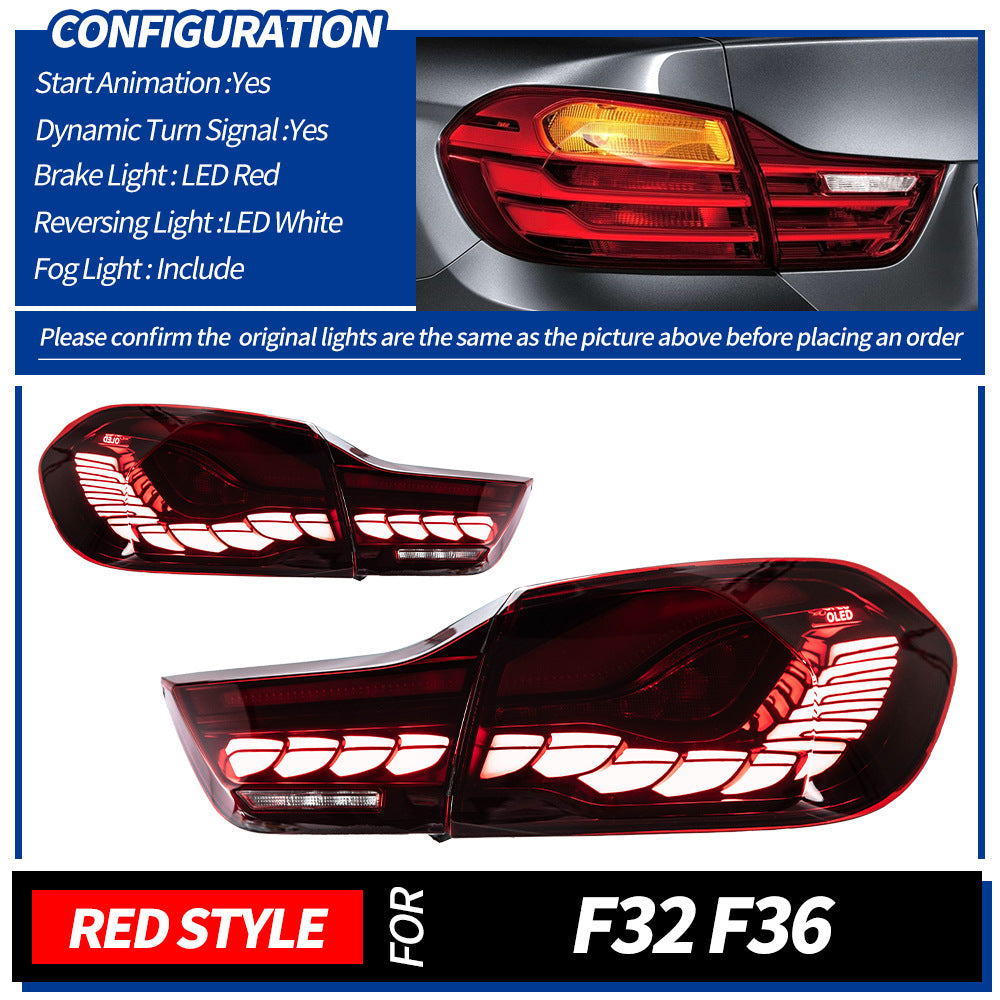 BMW 4 Series F32 F36 F82 OLED Tail Lights (2013–2020) – Dragon Scale Design
