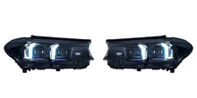 Load image into Gallery viewer, BMW 5 Series G30 2018-2020 Snake Eyes Style LED Lens Headlights Assembly Upgrade