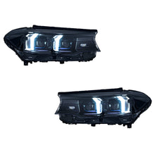 Load image into Gallery viewer, BMW 5 Series G30 2018-2020 Snake Eyes Style LED Lens Headlights Assembly Upgrade
