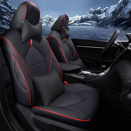 Custom for Toyota Camry(2012-2024)  Leather Car Seat Cover Full Set