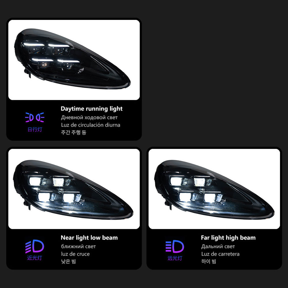 Porsche Cayenne 2011–2018 (958.1 & 958.2) Matrix LED Headlights Assembly Upgrade
