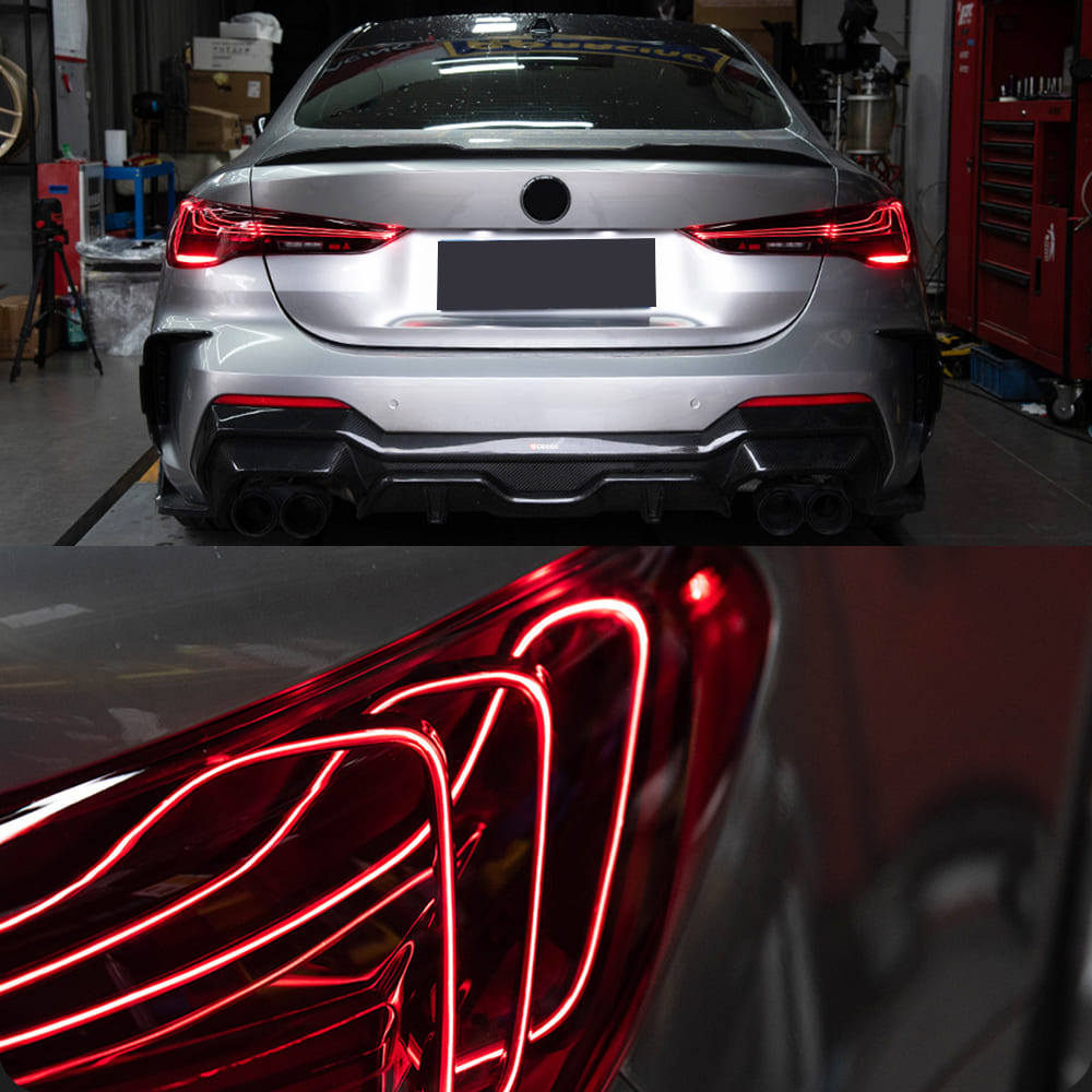 CSL-Style Laser Tail Lights for BMW 4 Series G22/G23/G26 & M4 G82 (2020–2026)