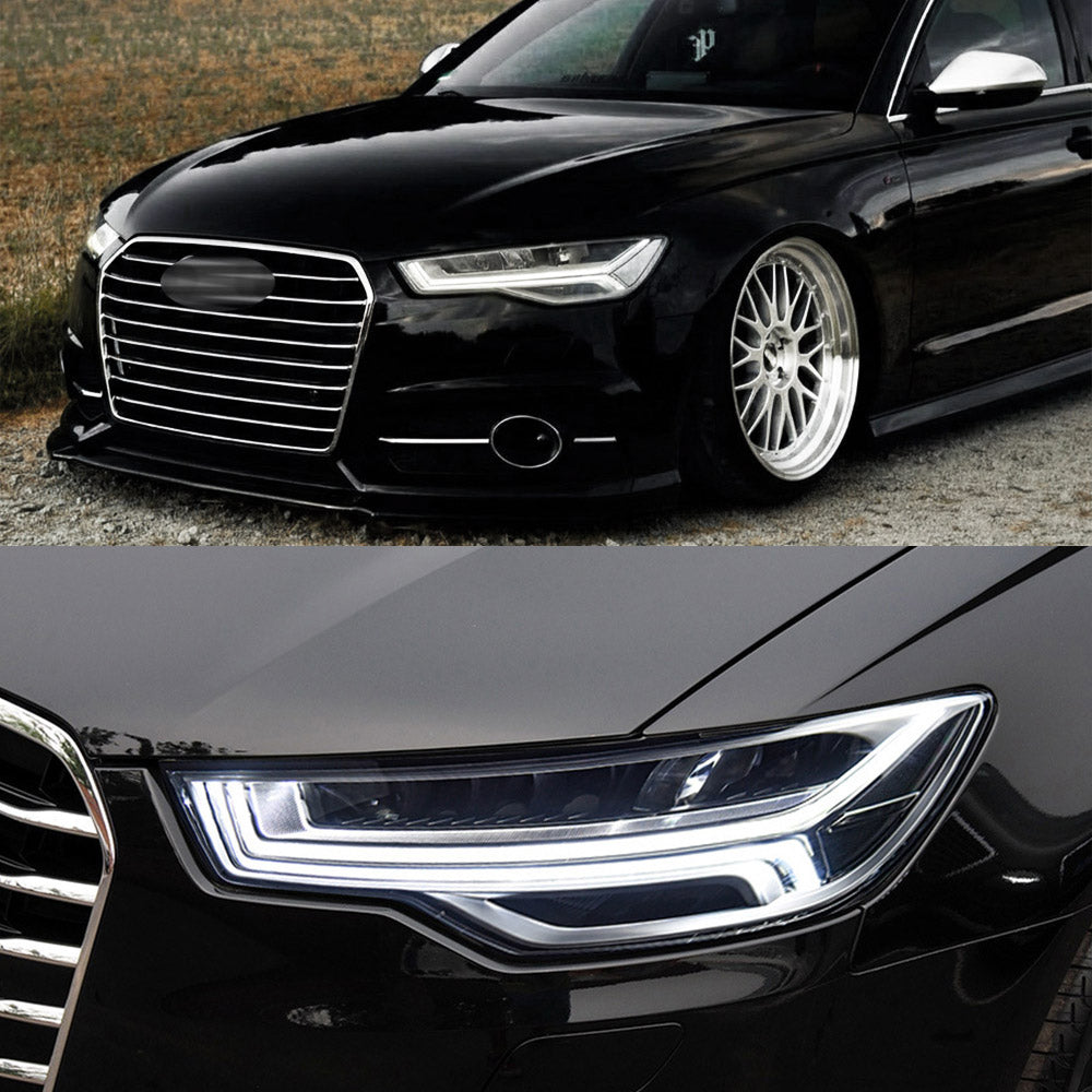 Audi A6 C7/PA (2012–2018) Matrix-Style LED Headlights Assembly – High-End Projector Lens Upgrade
