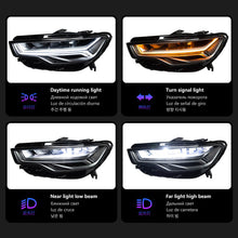 Load image into Gallery viewer, Audi A6 C7/PA (2012–2018) Matrix-Style LED Headlights Assembly – High-End Projector Lens Upgrade