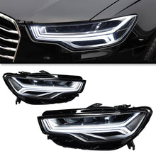 Load image into Gallery viewer, Audi A6 C7/PA (2012–2018) Matrix-Style LED Headlights Assembly – High-End Projector Lens Upgrade