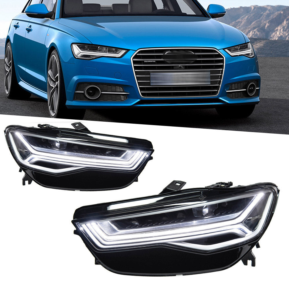 Audi A6 C7/PA (2012–2018) Matrix-Style LED Headlights Assembly