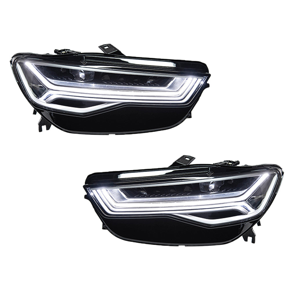 Audi A6 C7/PA (2012–2018) Matrix-Style LED Headlights Assembly