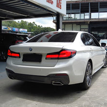 Load image into Gallery viewer, BMW 5 Series G30 &amp; F90 M5 LCI Style Clear LED Tail Lights (2018–2020)