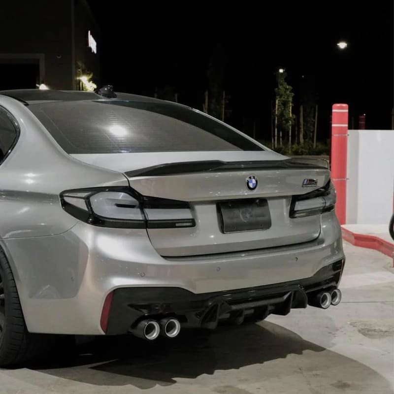 BMW 5 Series G30 & F90 M5 LCI Style Clear LED Tail Lights (2018–2020)