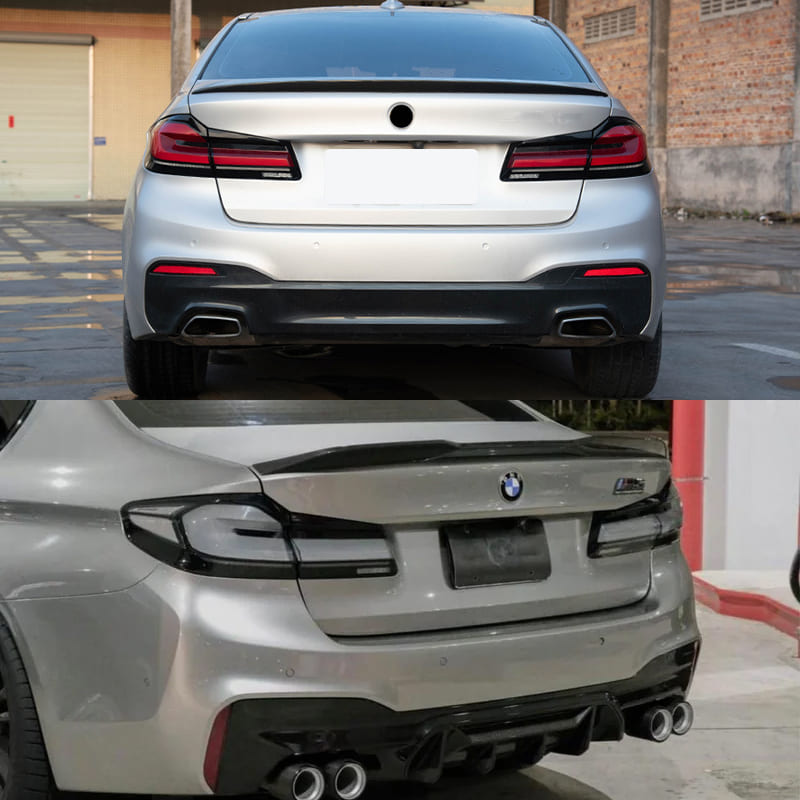 BMW 5 Series G30 & F90 M5 LCI Style Clear LED Tail Lights (2018–2020)