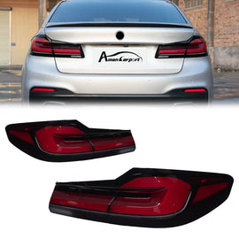 BMW 5 Series G30 & F90 M5 LCI Style Clear LED Tail Lights (2018–2020)