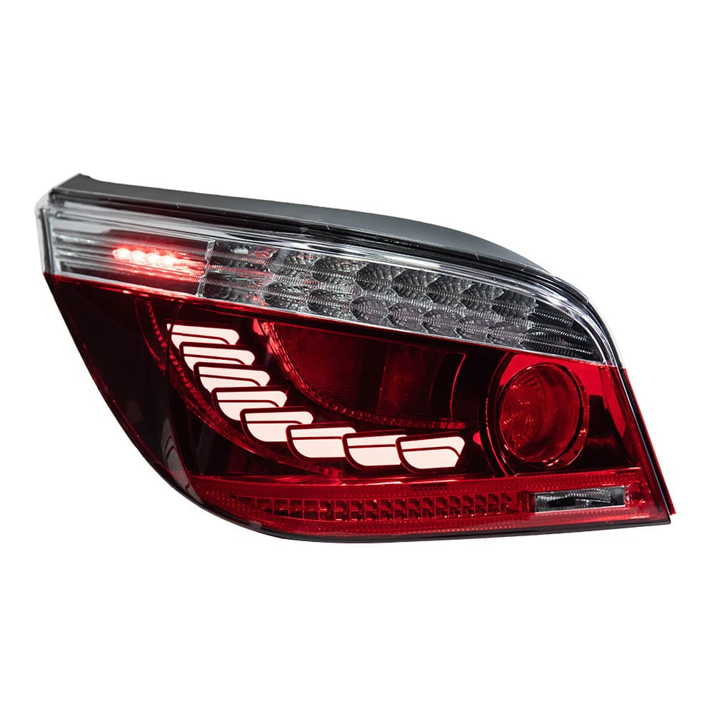 BMW 5 Series E60 LED Tail Lights Dragon Scale Style (2003–2010)