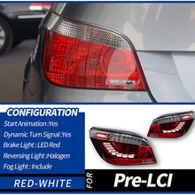 Load image into Gallery viewer, BMW 5 Series E60 LED Tail Lights Dragon Scale Style (2003–2010)