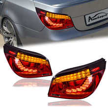 Load image into Gallery viewer, BMW 5 Series E60 LED Tail Lights Dragon Scale Style (2003–2010)