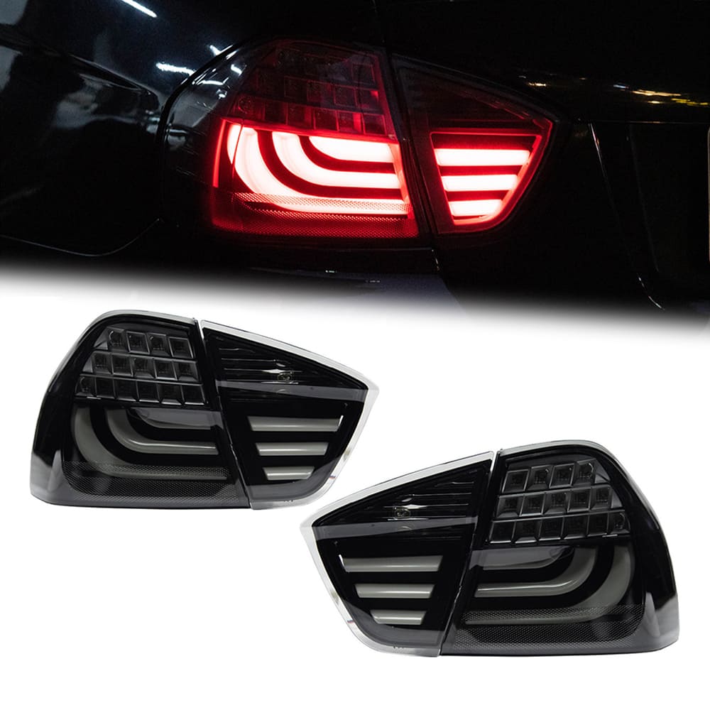 BMW 3 Series E90 Tail Lights with Sequential Turn Signals (2005–2012)