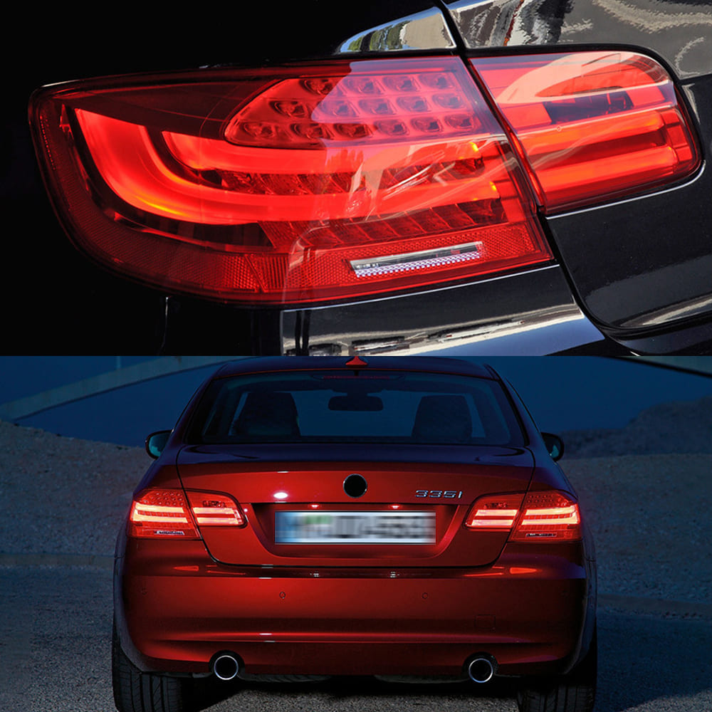 BMW 3 Series E92 M3 325i 330i Tail Lights with Sequential Turn Signals (2006–2012)