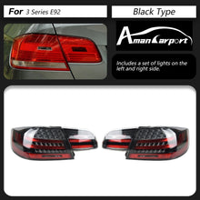 Load image into Gallery viewer, BMW 3 Series E92 M3 325i 330i Tail Lights with Sequential Turn Signals (2006–2012)