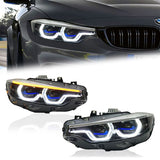 GTS Style Laser Lens LED Headlights for BMW 4-Series 2013-2020 F32/ F36/ F80/ F82/ M3/ M4