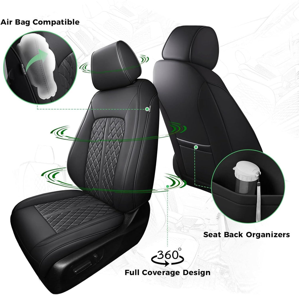 AmanCarport Custom Leather Car Seat Covers for Honda CR-V (2012-2026)