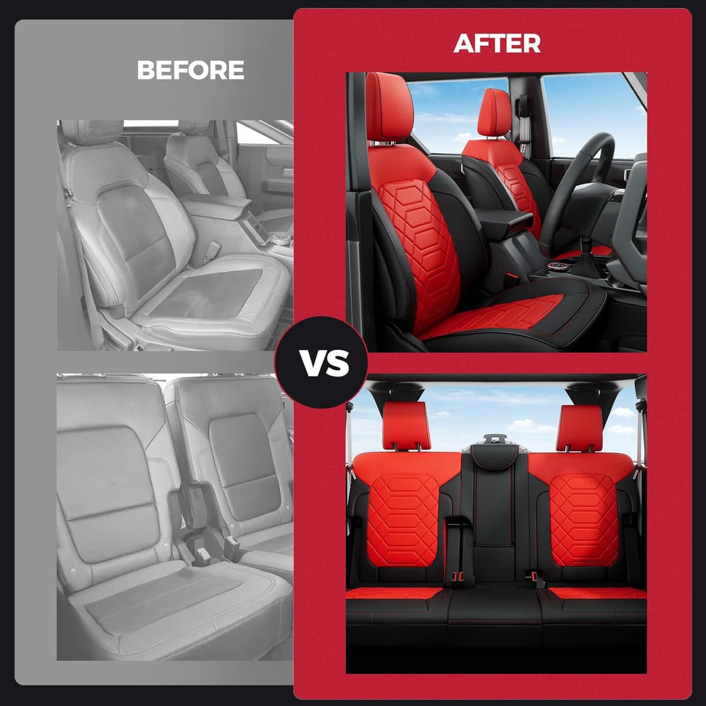 AmanCarport Custom Car Seat Covers for Ford Bronco 4 Door (2021-2026)