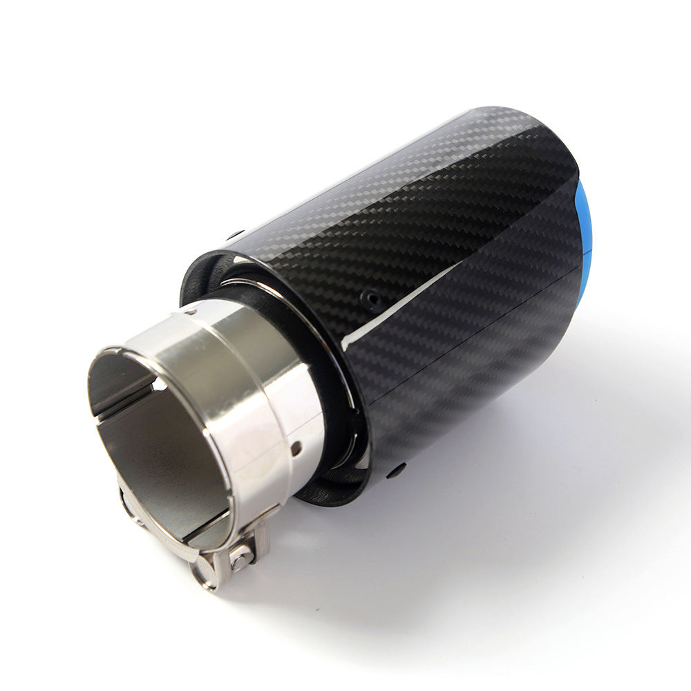 5" Carbon Fiber Exhaust Tip – Universal Fit, 3.5″– 5″ Size Options