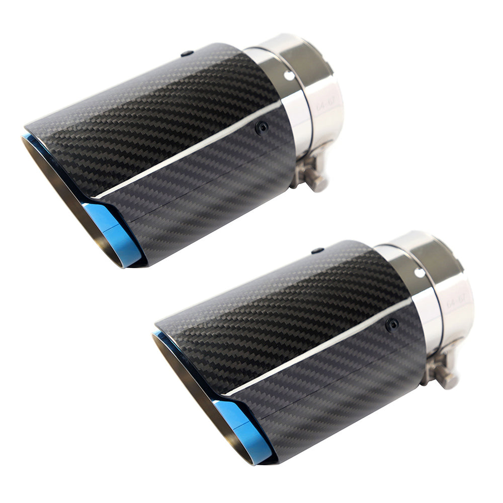 5" Carbon Fiber Exhaust Tip – Universal Fit, 3.5″– 5″ Size Options