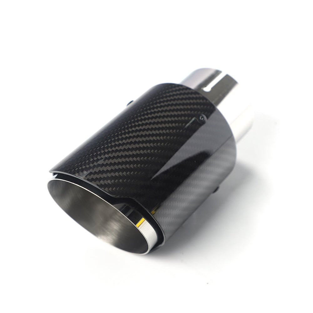 5" Carbon Fiber Exhaust Tip – Universal Fit, 3.5″– 5″ Size Options