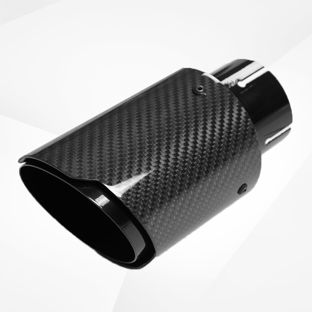 5" Carbon Fiber Exhaust Tip – Universal Fit, 3.5″– 5″ Size Options