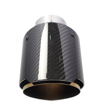Load image into Gallery viewer, 5" Carbon Fiber Exhaust Tip – Universal Fit, 3.5″– 5″ Size Options
