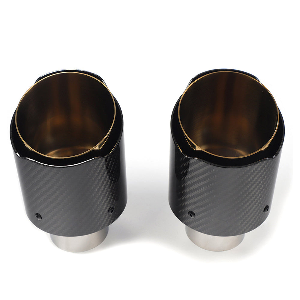 5" Carbon Fiber Exhaust Tip – Universal Fit, 3.5″– 5″ Size Options