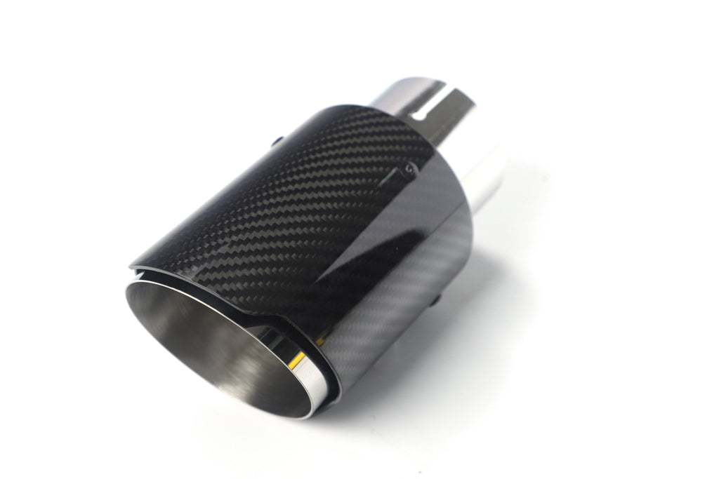 5" Carbon Fiber Exhaust Tip – Universal Fit, 3.5″– 5″ Size Options