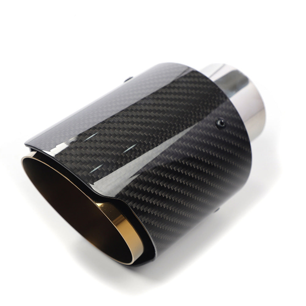 5" Carbon Fiber Exhaust Tip – Universal Fit, 3.5″– 5″ Size Options