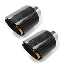 Load image into Gallery viewer, 5" Carbon Fiber Exhaust Tip – Universal Fit, 3.5″– 5″ Size Options