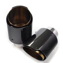 Load image into Gallery viewer, 5" Carbon Fiber Exhaust Tip – Universal Fit, 3.5″– 5″ Size Options